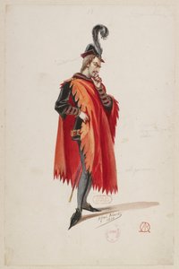 Halévy - La magicienne - kostumemodeller af Alfred Albert - 18. (Stello de Nici), M. Bonnehée
