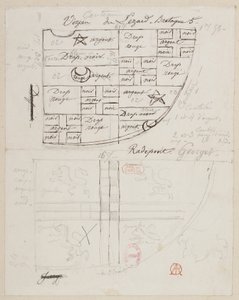 Halévy - La magicienne - kostumemodeller af Alfred Albert - 35 (våbenskjold). Vizieu du Lézard, Bretagne. Couteau, Radepont og Georget. af Alfred Albert