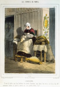 Østerssælgeren, fra The Women of Paris, 1841-42