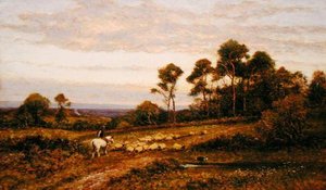 A Surrey Pasture (olie på lærred)