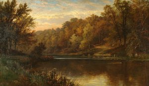 Swanbourne Lake Autumn, Arundel Park Sunset