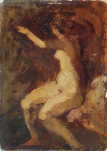 nøgenstudie af Alfred Buchta