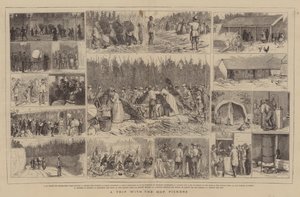 En tur med humleplukkerne af Alfred Chantrey Corbould