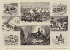 Noter fra vores kunstnere, i Sistova, i Pavolo, med de tyrkiske styrker mellem Rustchuck og Shumla, i Konstantinopel og med den tyrkiske hær i Asien af Alfred Chantrey Corbould
