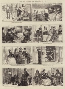 Humoren i Boxing Day af Alfred Chantrey Corbould