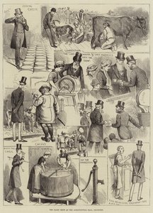 Dairy Show i Agricultural Hall, Islington af Alfred Courbould