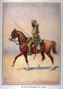Soldat fra den 31. hertug af Connaughts egen Lancer, Daffadar, Dekhani Mahratta, illustration til 