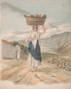 Kvindelig huckster fra Port Orotava af Alfred Diston