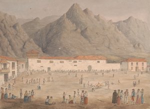 Plads i landsbyen Los Silos, Tenerife