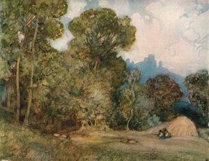 Chateau Gaillard, c1864-1906, 1906 af Alfred East
