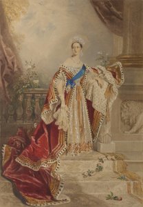 Hollandsk: Dronning Victoria af England Dronning Victoria af England af Alfred Edward Chalon