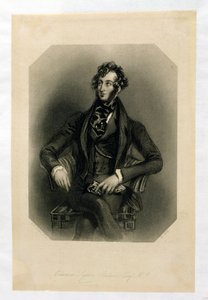 Edward Lytton Bulwer (1803-73), graveret af H. Cook af Alfred Edward Chalon