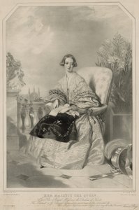 Dronning Victoria af Alfred Edward Chalon