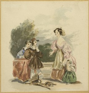 Det ødelagte legetøj af Alfred Edward Chalon