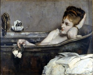 Alfred Stevens: "Badet" 1867. Nationalmuseet i Compiègne af Alfred Emile Stevens