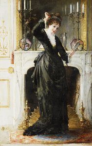 I Boudoir, af Alfred Emile Stevens