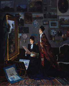 I studiet af Alfred Emile Stevens