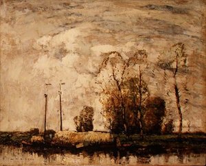 hollandske kanal af Alfred Gibson William