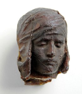 Maquette til Icarus-hovedet, ca. 1884 (gips og voks)