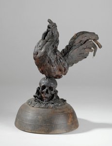 En af 9 maquetter til Sam Wilson Chimneypiece, ca. 1908-14 (gips & shellak) (se også 876021) af Alfred Gilbert