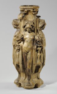 En af 9 maquetter til Sam Wilson Chimneypiece, ca. 1908-14 (gips & shellak) (se også 876009-10) af Alfred Gilbert