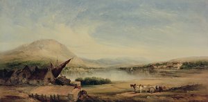 Lakeside View, 1800-tallet af Alfred Gomersal Vickers