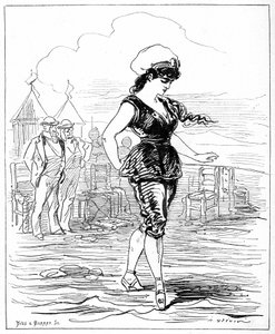 Illustration til "The Spirit of Women" af Alfred Grevin