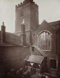 St. Bartholomews: Den grønne kirkegård på stedet for det gamle sydlige tværskib af Alfred H. Bool