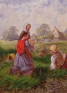 Plukker blomster af Alfred H. Green