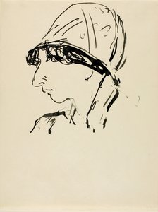 En piges hoved af Alfred H. Maurer