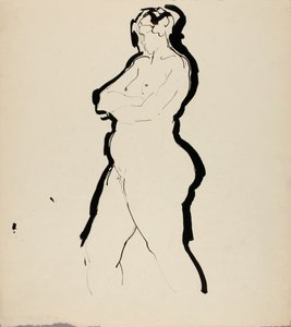 Stående nøgen af Alfred H. Maurer