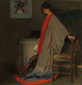 Ung kvinde i Kimono