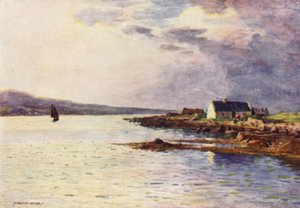 En kommende storm, Bertraghboy Bay af Alfred Heaton Cooper