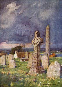 Clonmacnoise, County Roscommon af Alfred Heaton Cooper