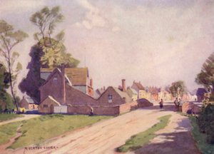 Long Melford, Suffolk af Alfred Heaton Cooper