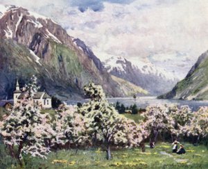 Oode, Hardanger Fjord af Alfred Heaton Cooper