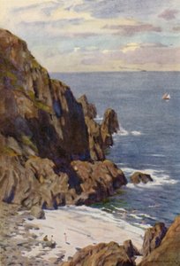 Kullen-klipperne, Molle, ved Kattegatt af Alfred Heaton Cooper