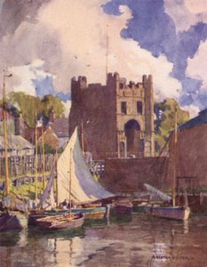 The South Gate, Kings Lynn, Norfolk af Alfred Heaton Cooper
