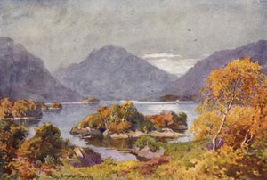The Upper Lake, Killarney af Alfred Heaton Cooper