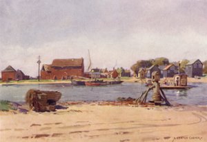 Walberswick Færge, Suffolk af Alfred Heaton Cooper