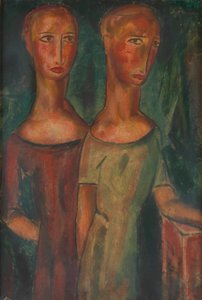 Dualitet, ca. 1925-1930. af Alfred Henry Maurer