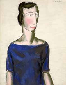 Portræt af en pige, 1923. af Alfred Henry Maurer