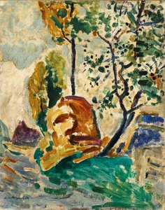 Træ og klippe af Alfred Henry Maurer