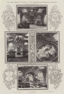 Den nye Station De Luxe af Paris-Lyons-Middelhavsbanen af Alfred Hugh Fisher
