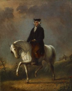 George Washington på Mount Vernon af Alfred Jacob Miller