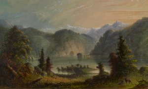 Scene ved søen