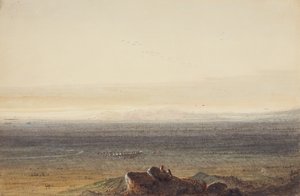 Prairie, ca. 1837 (blyant, akvarel og gouache på papir) af Alfred Jacob Miller