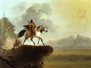 Slangeindianere af Alfred Jacob Miller
