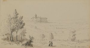 Udsigt over Mount de Sales af Alfred Jacob Miller