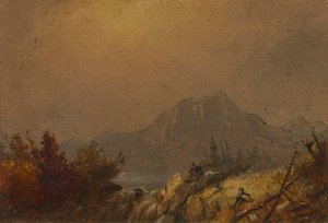 Vestligt landskab af Alfred Jacob Miller